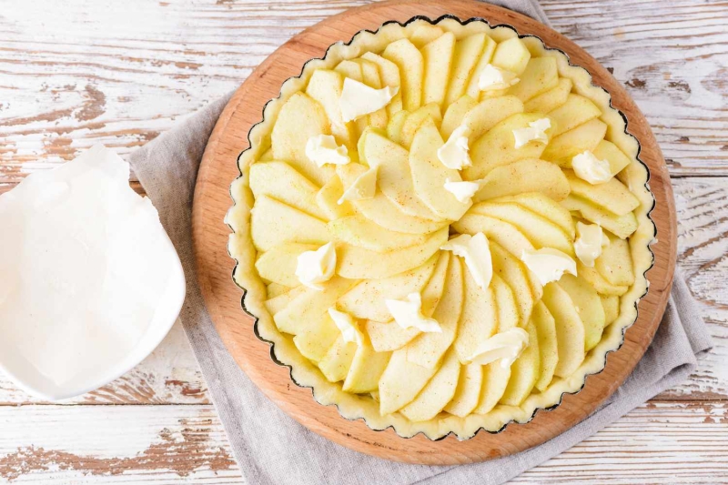 French Apple Tart Recipe With Pastry Cream