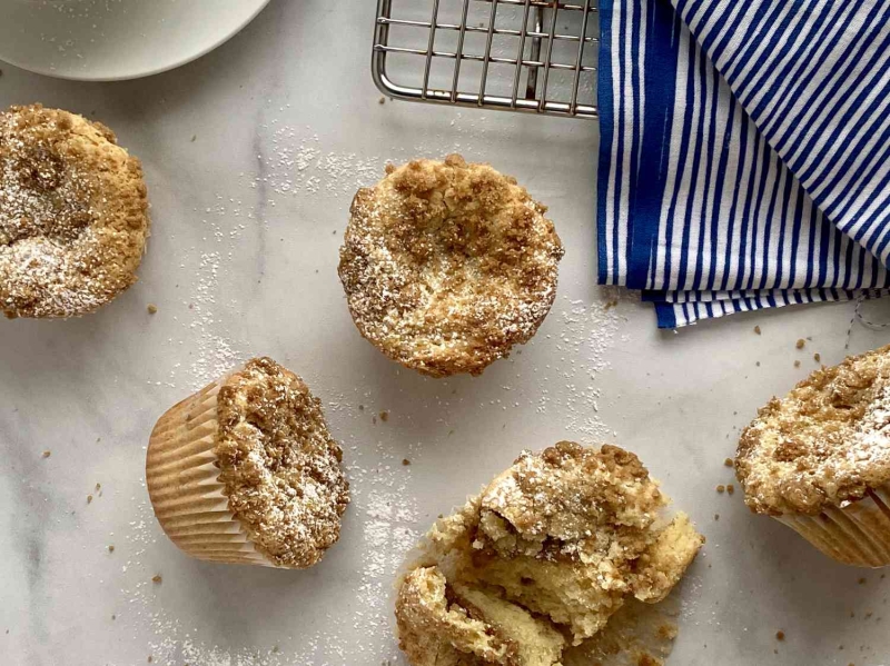 Sour Cream Coffee Cake Muffins