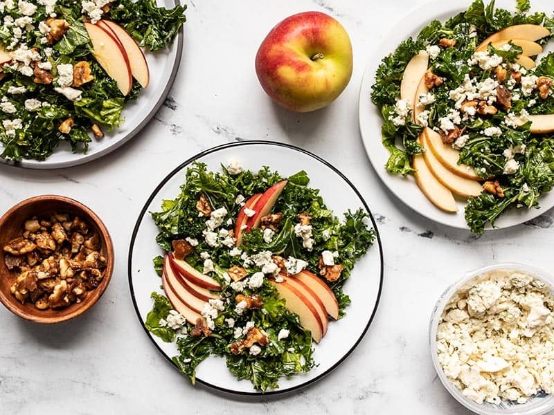 Autumn Kale and Apple Salad