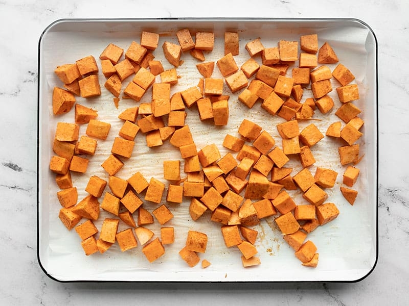 Autumn Kale and Sweet Potato Salad