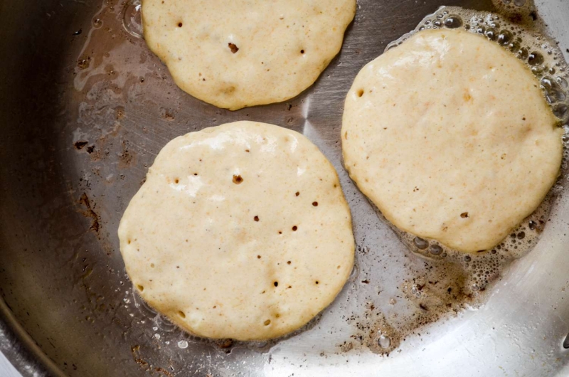 Fluffy Peanut Butter Pancakes