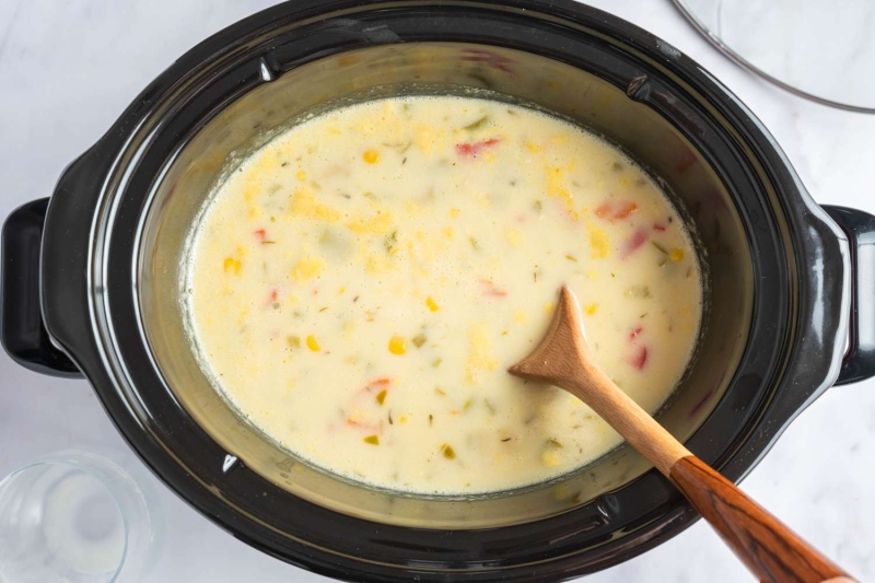 Easy Crock Pot Chicken and Corn Chowder