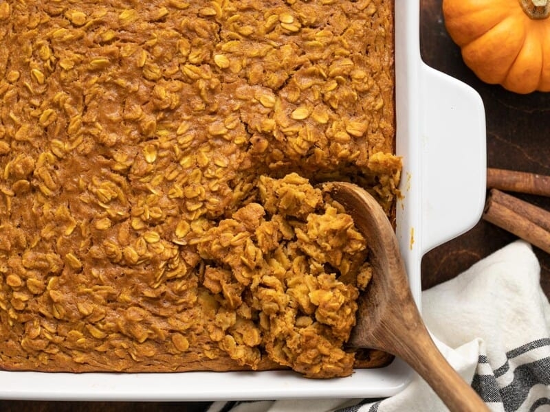 Baked Pumpkin Pie Oatmeal