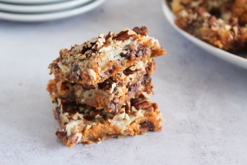 7-Layer Cookies With Coconut and Pecans