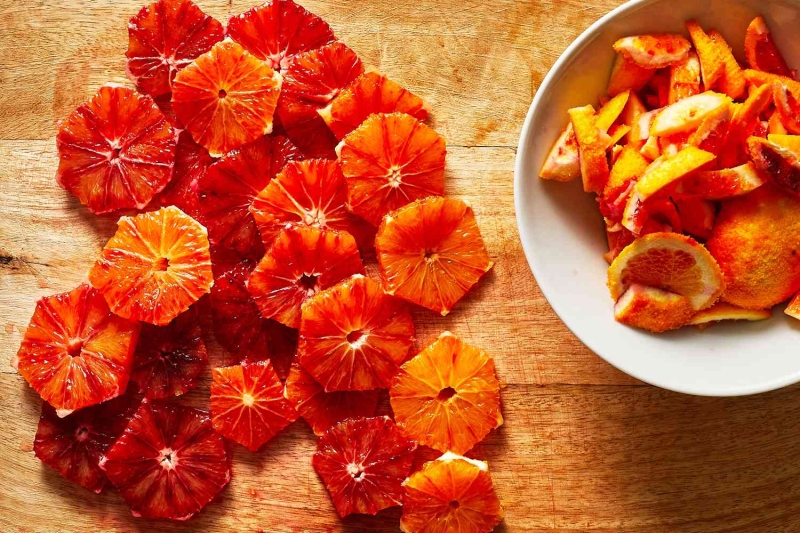 Old Fashioned Blood Orange Sheet Cake