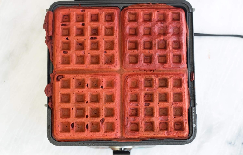 Red Velvet Waffles