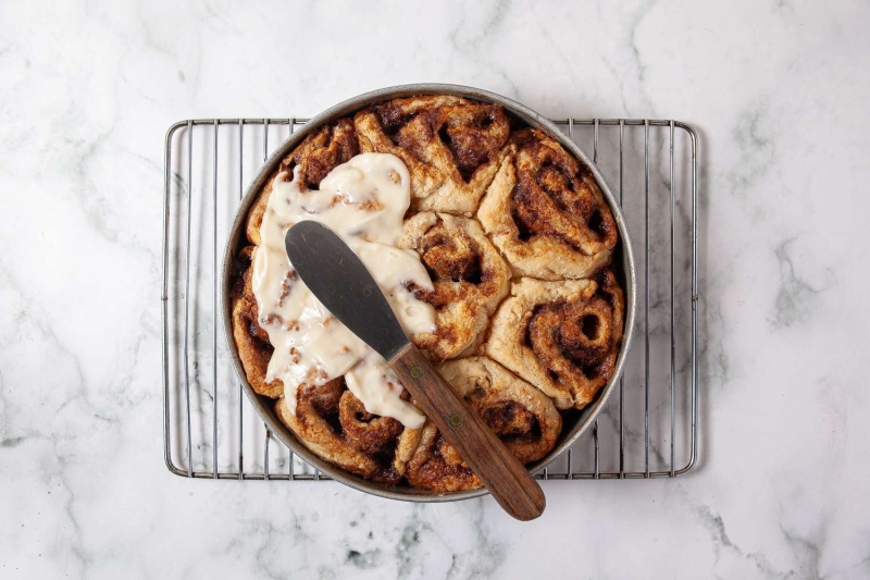 No Yeast Cinnamon Rolls