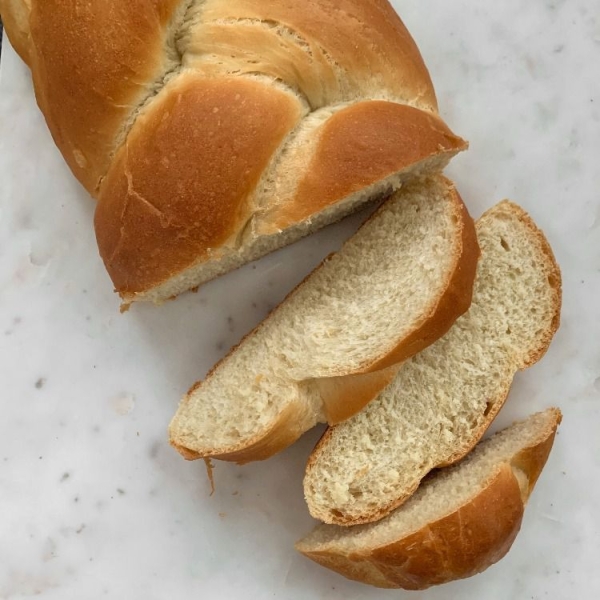 Maple-Glazed Vegan Water Challah (Pareve)