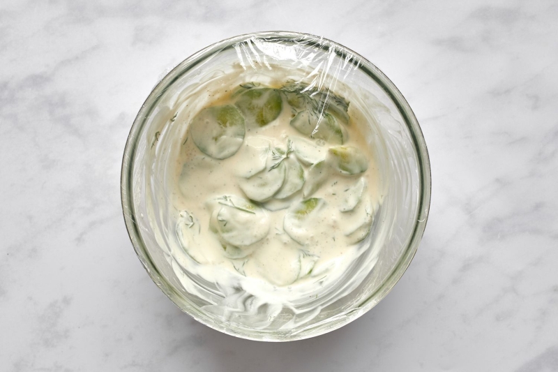 Mizeria (Polish Cucumbers in Sour Cream)