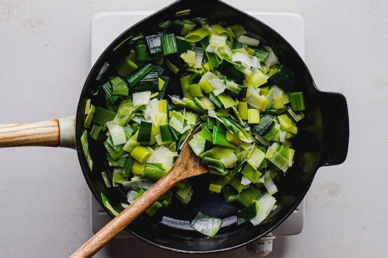 Easy Buttered Leeks