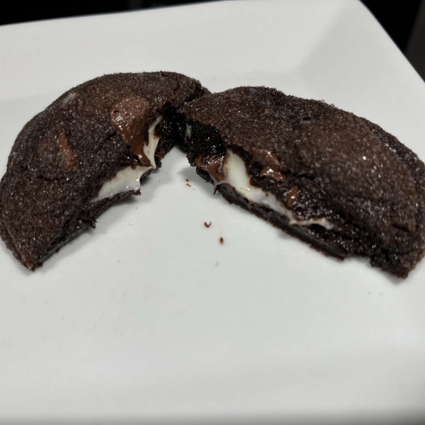 Cream Cheese Stuffed Chocolate Cookies