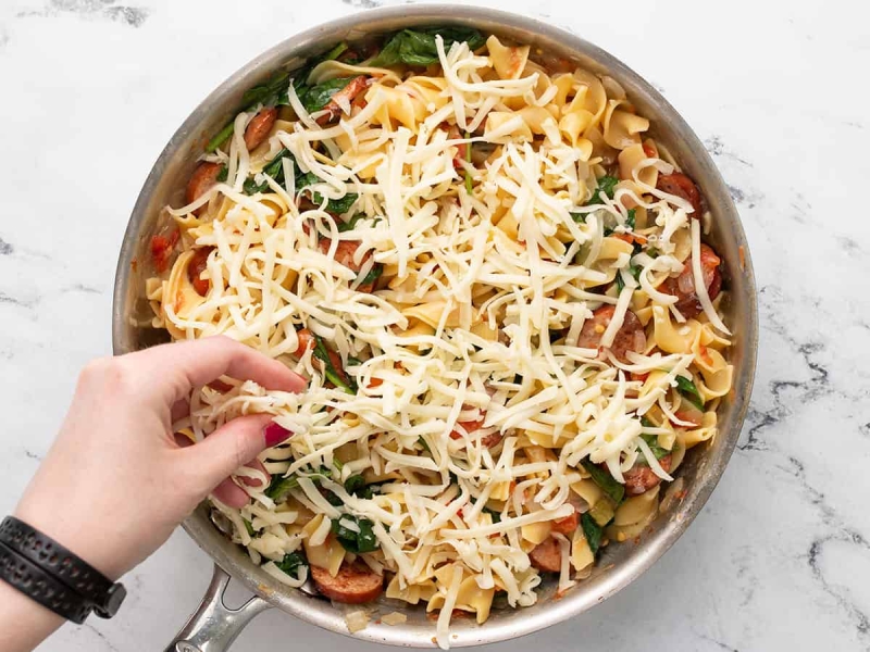 Cheesy Sausage Pasta