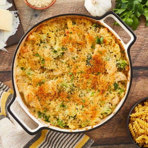 Chicken Alfredo Bake