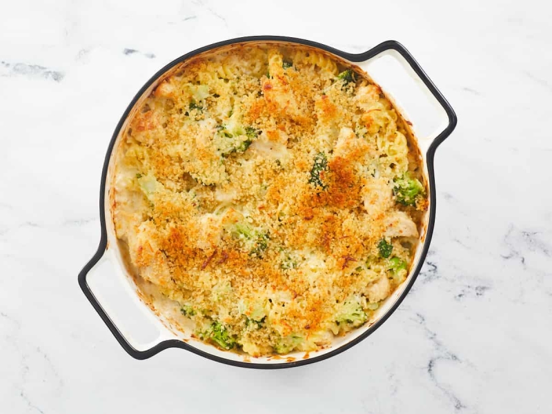 Chicken Alfredo Bake