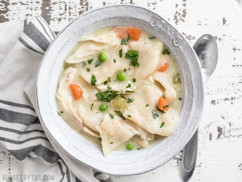 Chicken and Dumplings with Vegetables