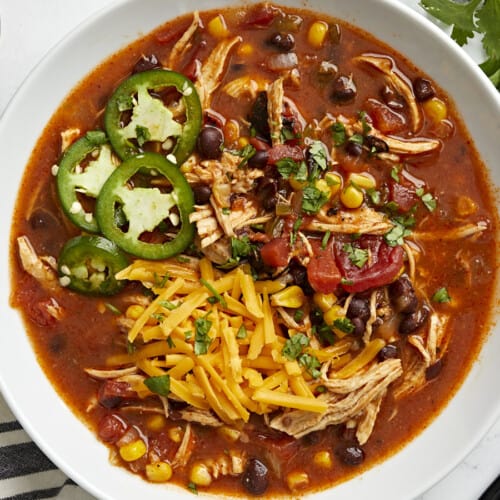 Chicken Enchilada Soup