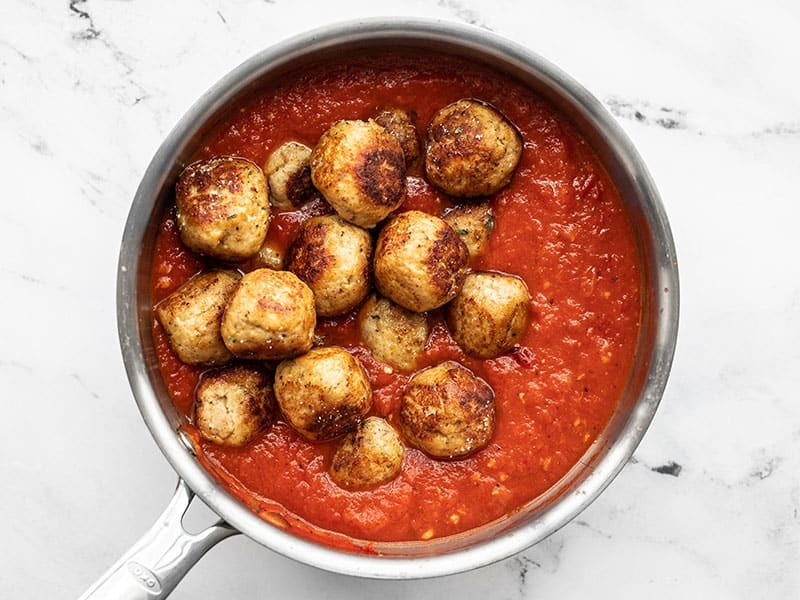 Chicken Parmesan Meatballs