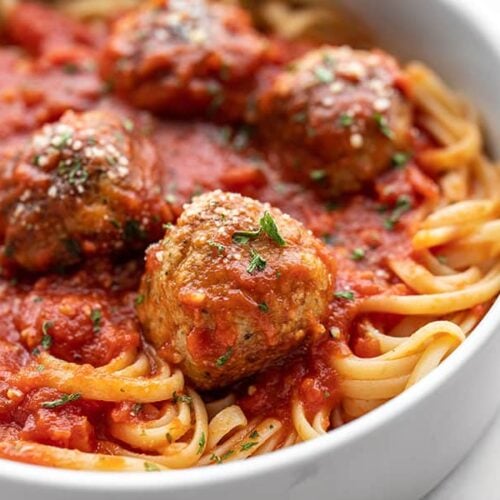 Chicken Parmesan Meatballs