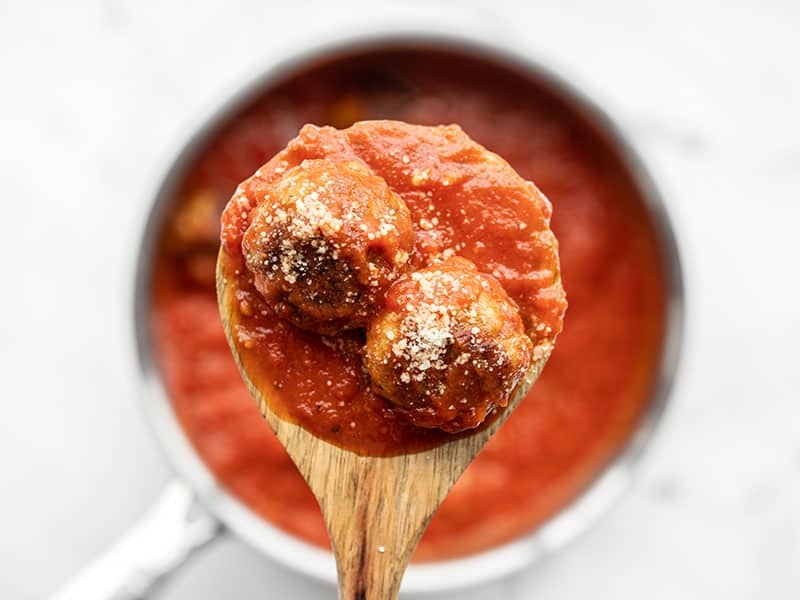 Chicken Parmesan Meatballs