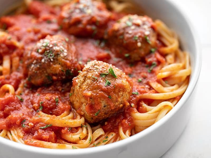 Chicken Parmesan Meatballs