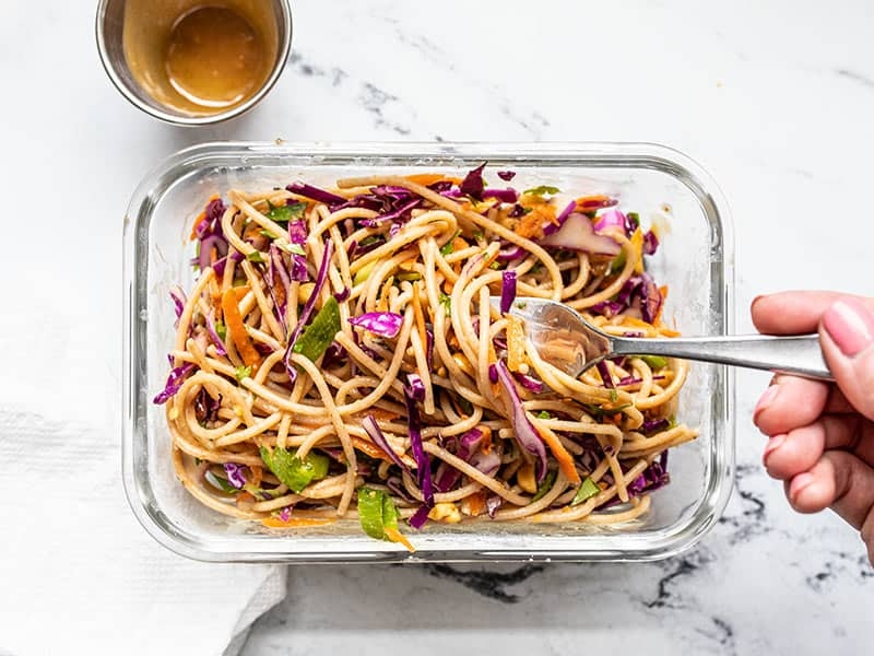 Cold Peanut Noodle Salad