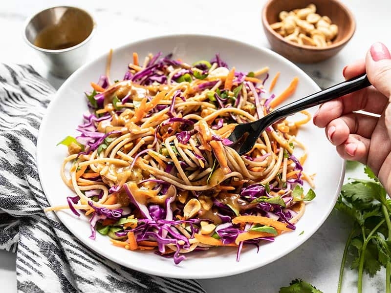 Cold Peanut Noodle Salad