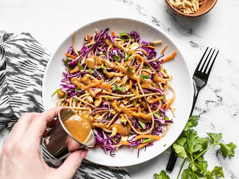 Cold Peanut Noodle Salad