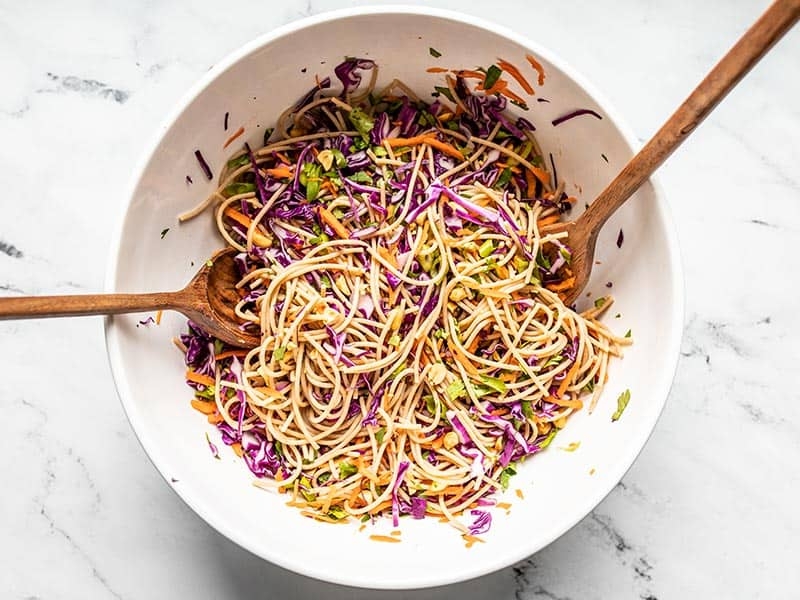 Cold Peanut Noodle Salad