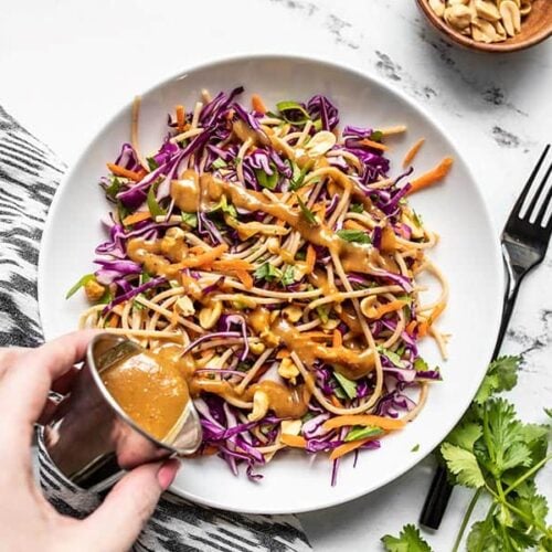 Cold Peanut Noodle Salad