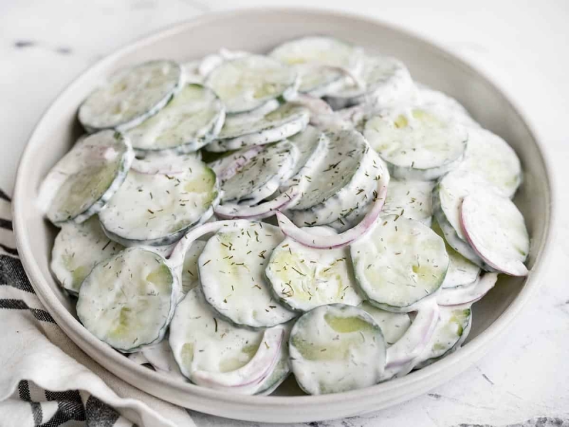 Creamy Cucumber Salad