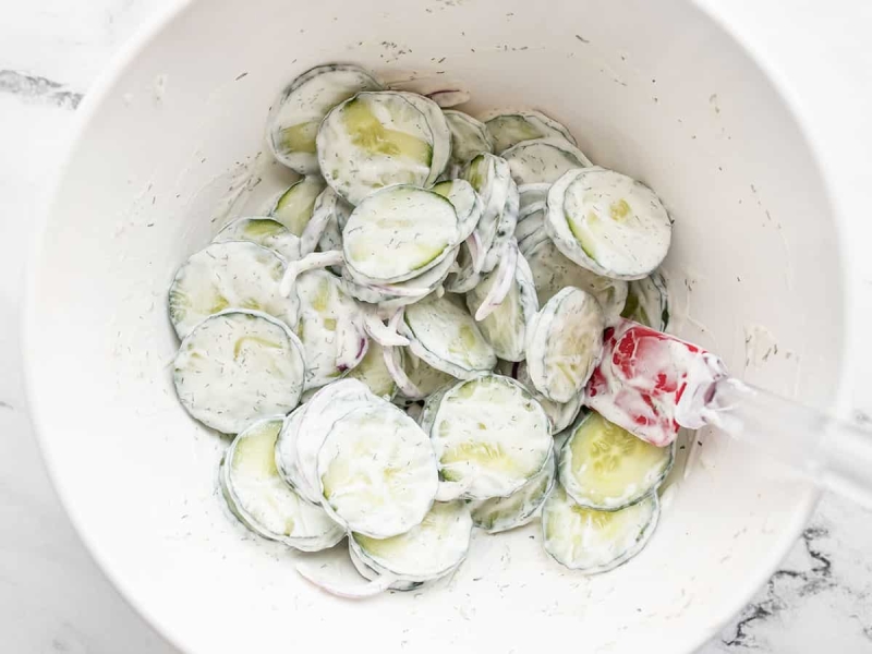 Creamy Cucumber Salad