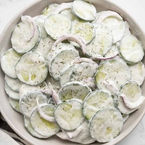 Creamy Cucumber Salad