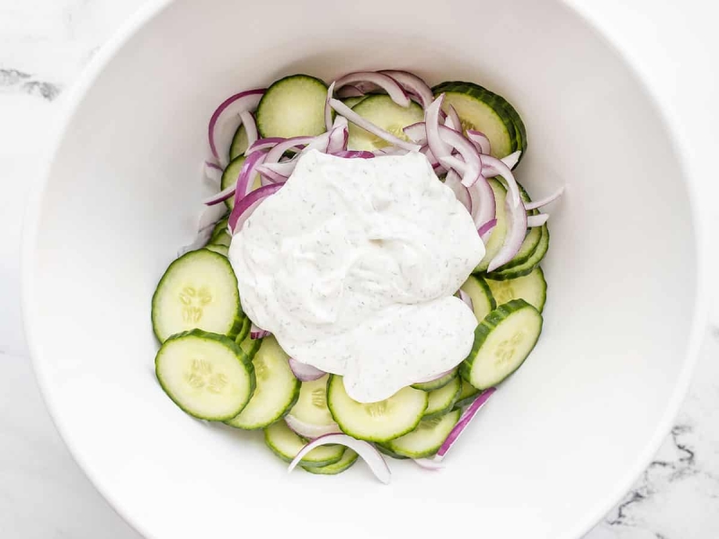 Creamy Cucumber Salad