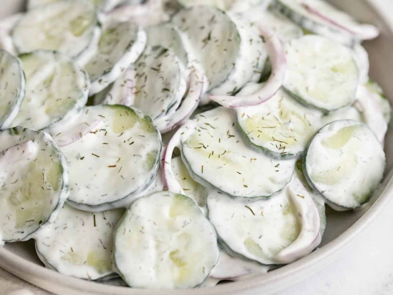 Creamy Cucumber Salad