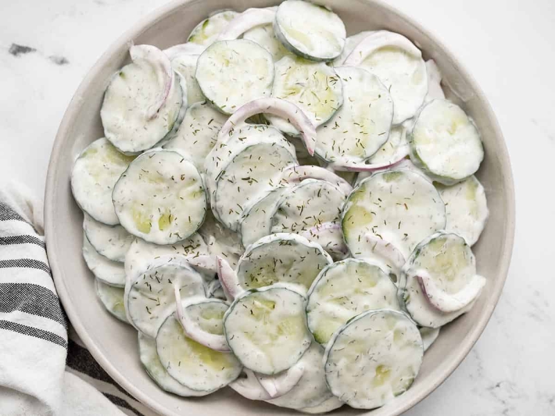 Creamy Cucumber Salad