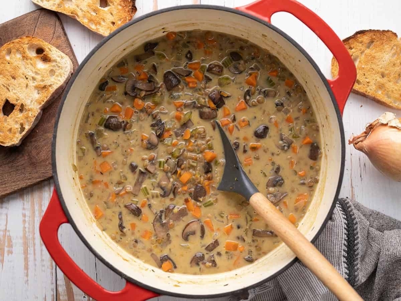 Creamy Lentil Vegetable Soup