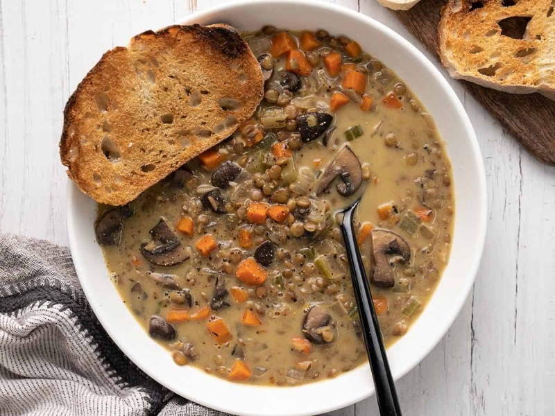 Creamy Lentil Vegetable Soup