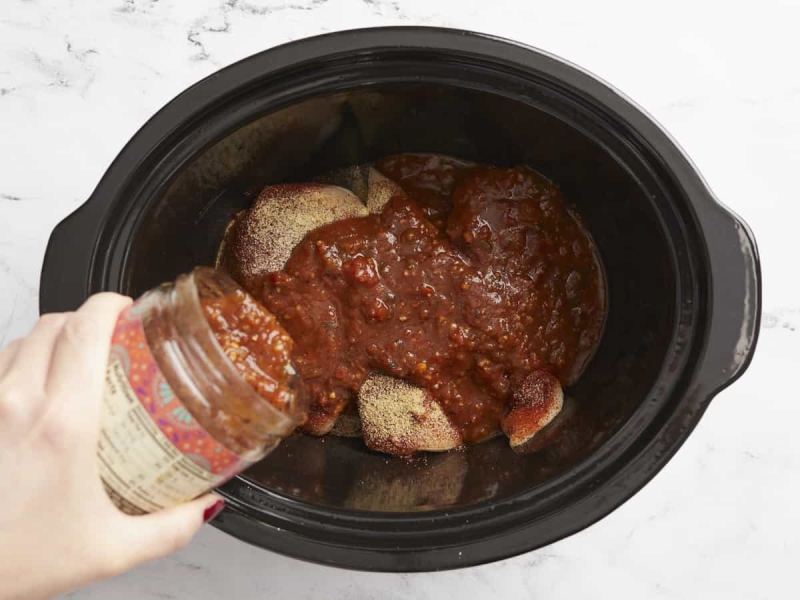 Crock Pot Salsa Chicken