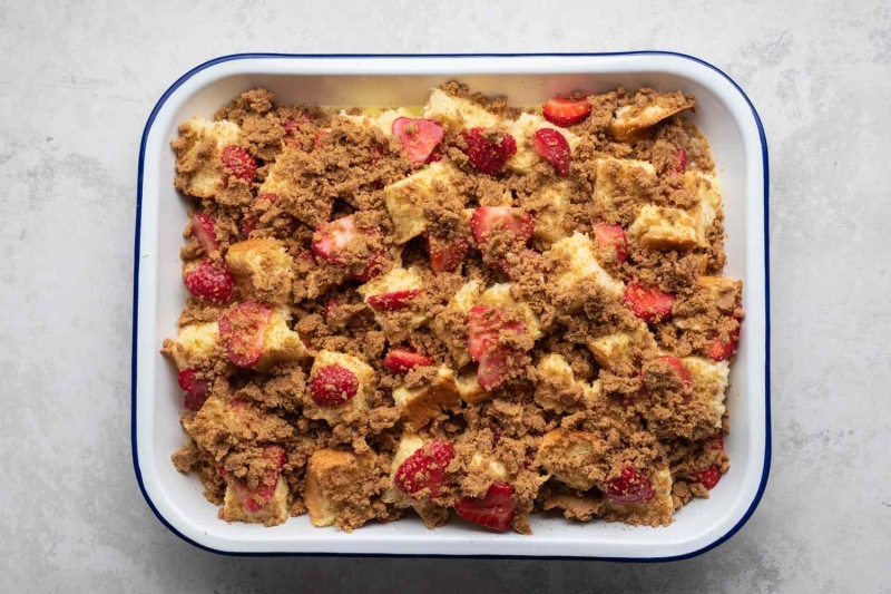 Strawberry Shortcake French Toast Casserole