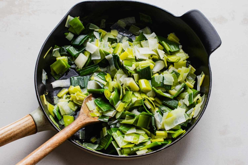 Easy Buttered Leeks