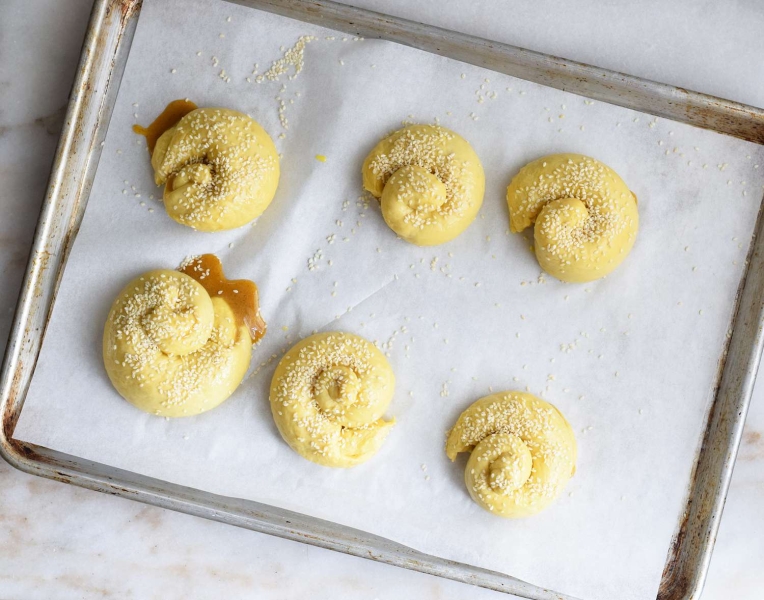 Sourdough Challah Snails