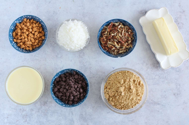 7-Layer Cookies With Coconut and Pecans