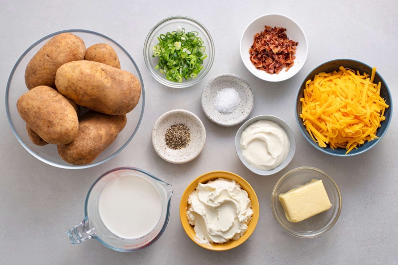 Loaded Smashed Potatoes