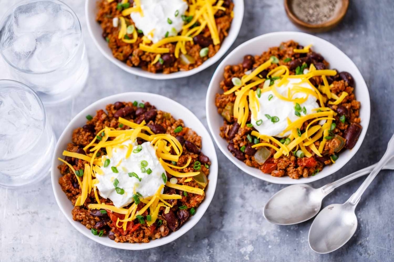 Basic Chili Con Carne With Beef and Beans