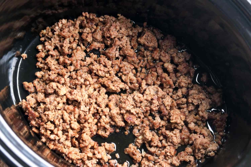 Crock Pot No-Bean Beef Chili