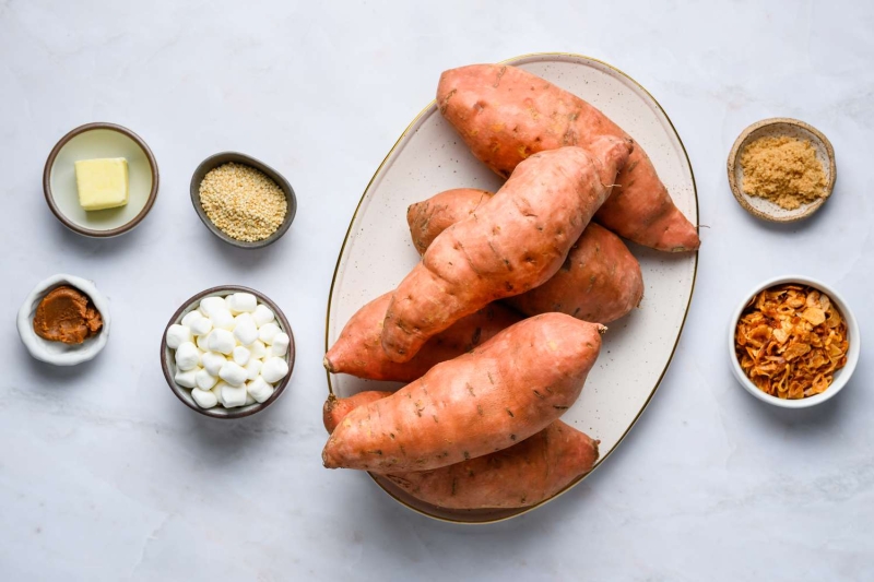 Miso Sweet Potato Casserole