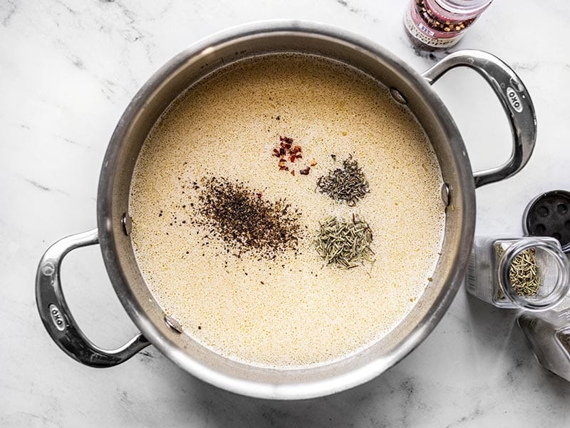 Easy Rosemary Garlic White Bean Soup