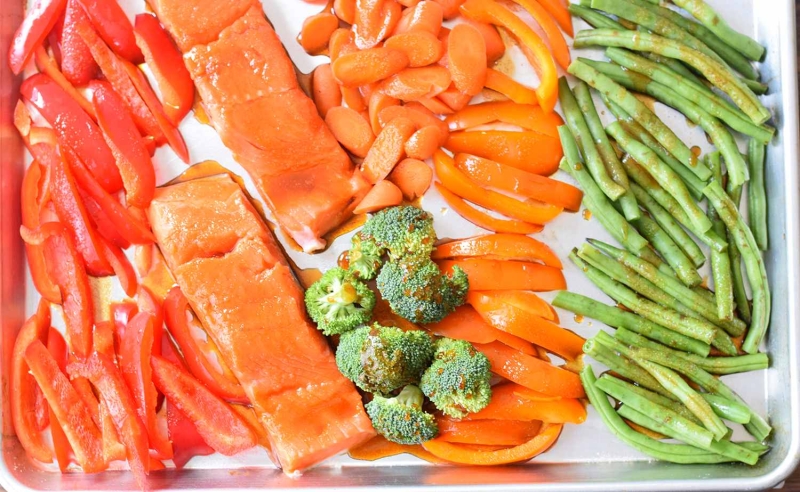 Sheet Pan Salmon Teriyaki