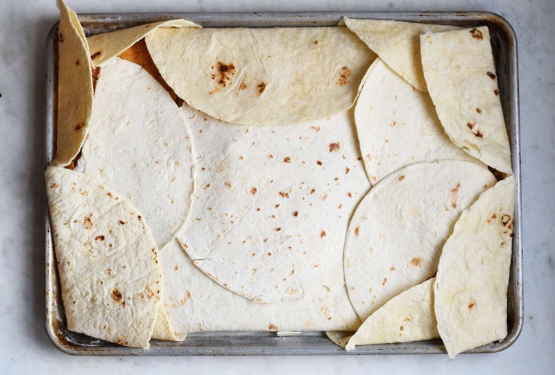 Sheet Pan Chicken Fajita Crunchwrap Recipe