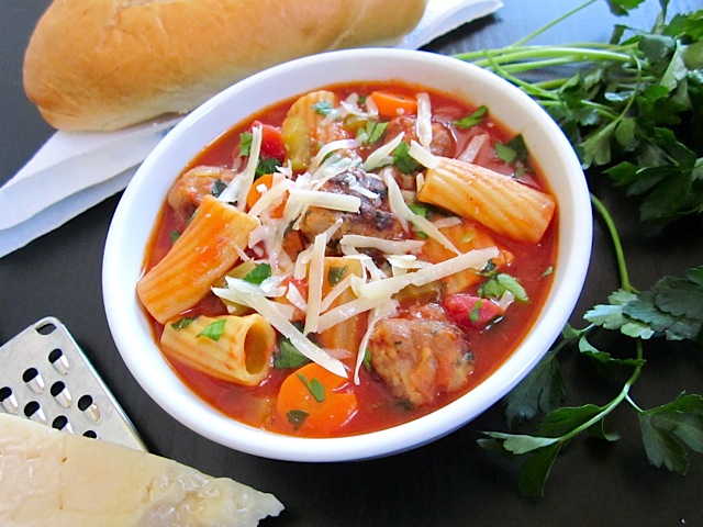 Hearty Meatball Soup